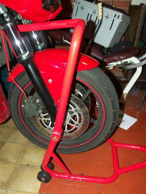 Bike on Headstand