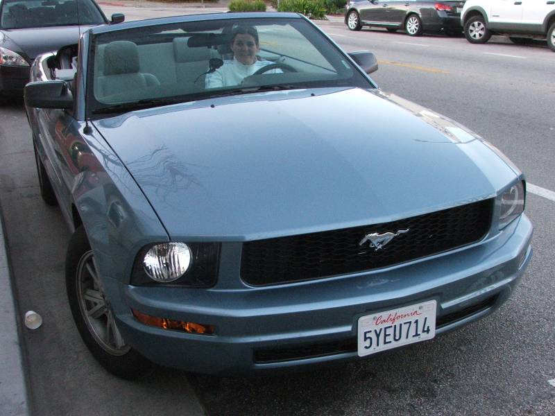 The Mustang dubbed &amp;quot;Sally&amp;quot;, only 410miles on the odo when we got her.