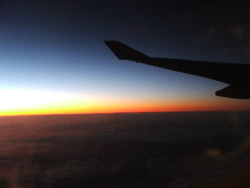 Final Photo, 150km out of Sydney on final descent, at about 5:30 or so.