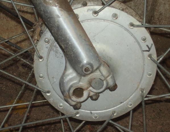 Kawasaki's infamous 'Hatta' fork.....