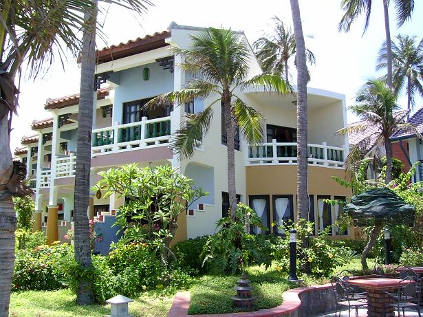 Our 2 storey room at Mu Nie beach resort