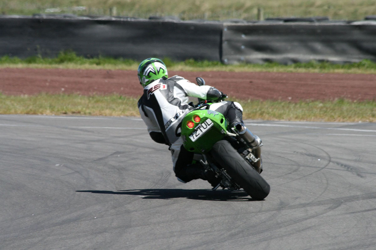 Pit Straight Exit at Taupo....yeeee haw!