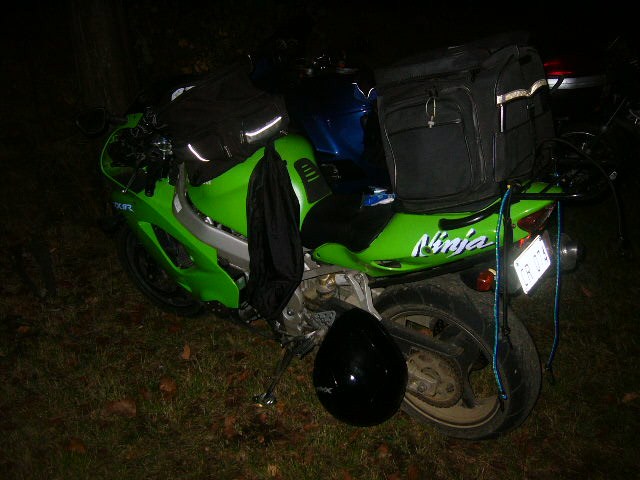 Parked at Anglers rest after 30 odd k's of rocky, corrigated gravel, and some of the most bithing twisties I have ridden in this country