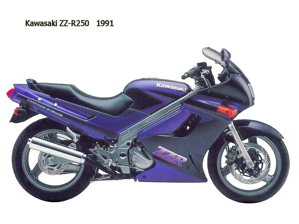 This is the ZZR he has but a cool mettalic blue and silver design