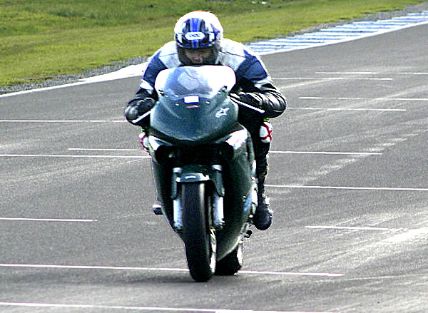 Out on the track