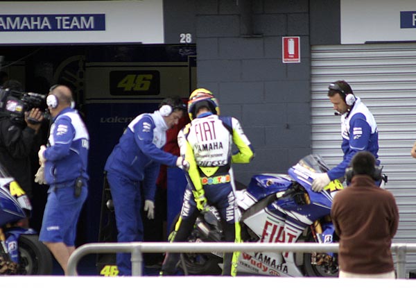 Did someone shout, "Rossi's Gay"?