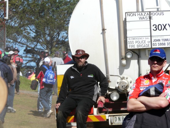 The easy way around the track.