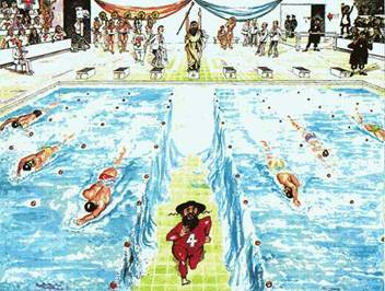 Jewish Olympic Swimmer