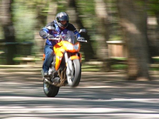 My mate Andy on hie '07 Z