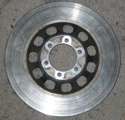 The old disc - 267mm