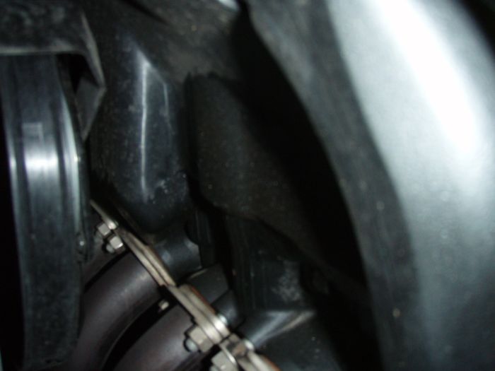 The oil leak