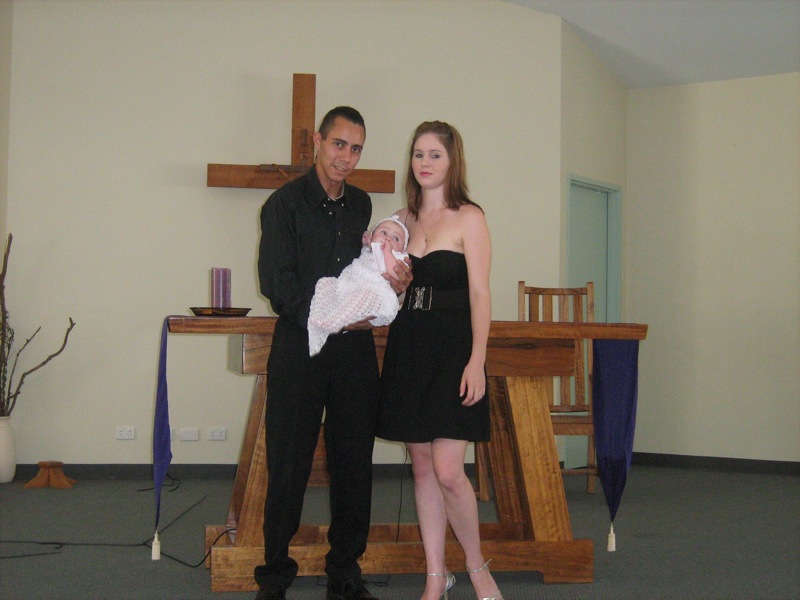 my daughter jessica and family