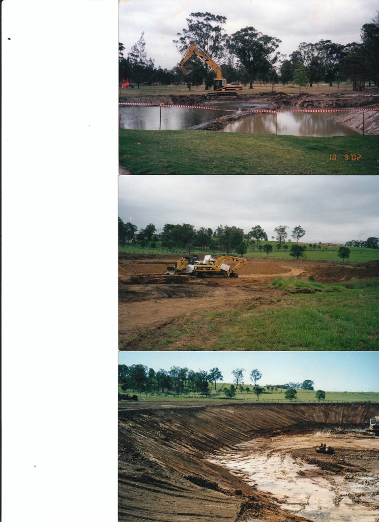 ponds at richmond golf coarse ,,,,,,24 mega litre dam at freemans reach