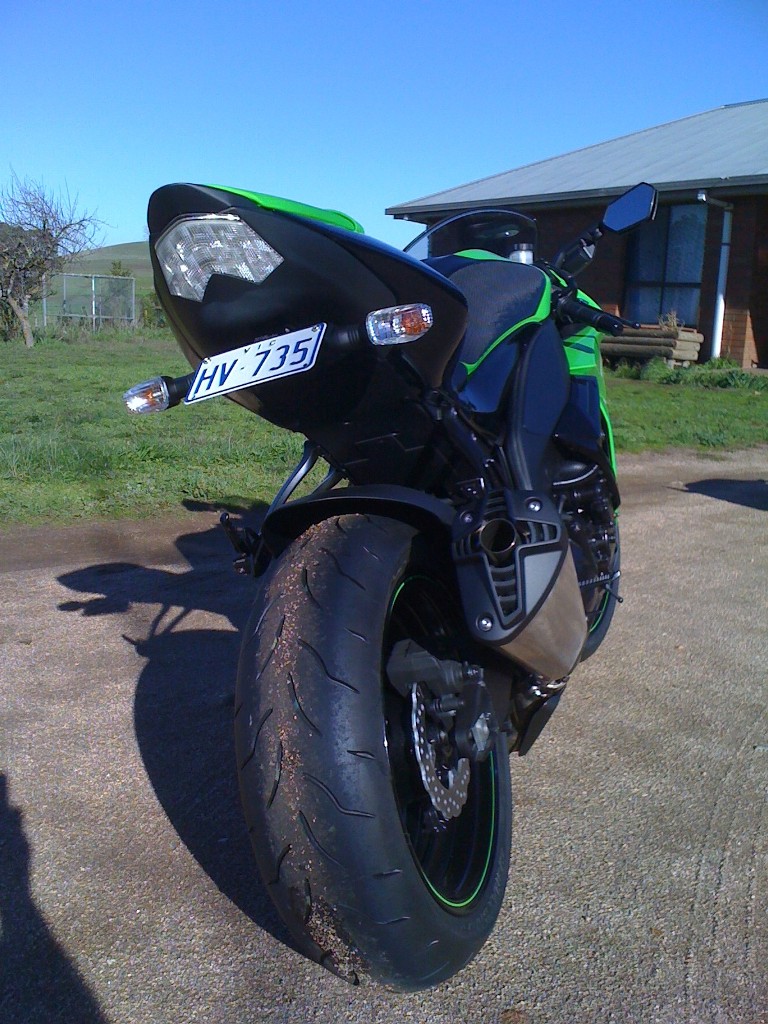 zap racing fender eliminator fitted
