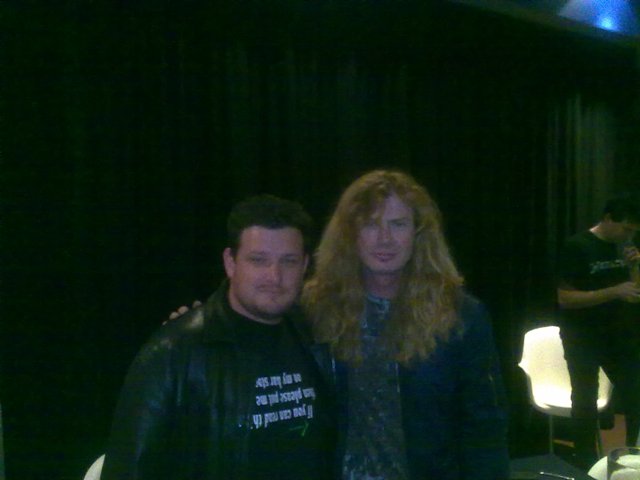 with Dave Mustaine!! 'Nuff said!