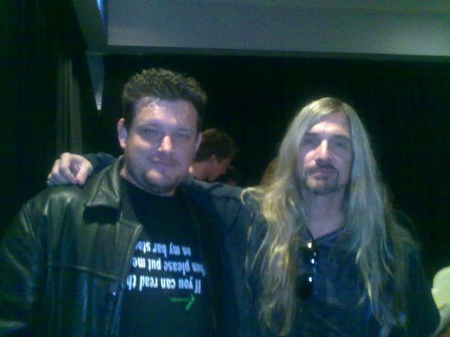 James LoMenzo - really nice bloke and not-too-shabby bass player