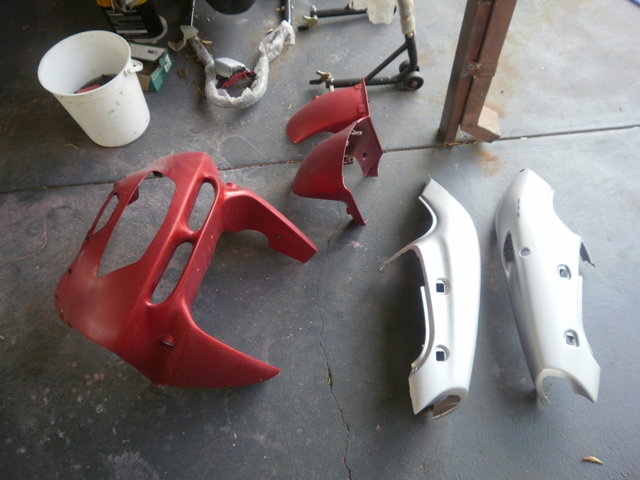 repaired/rubbed back ready for primer