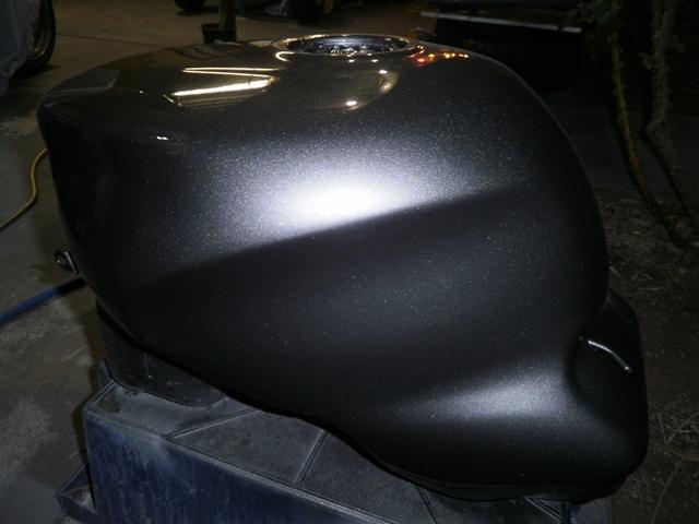 Paint is PPG 2 pack with black / mica base coat , 2 coates colour , 70/30 then 80/20 clear/colour..... Looks ok