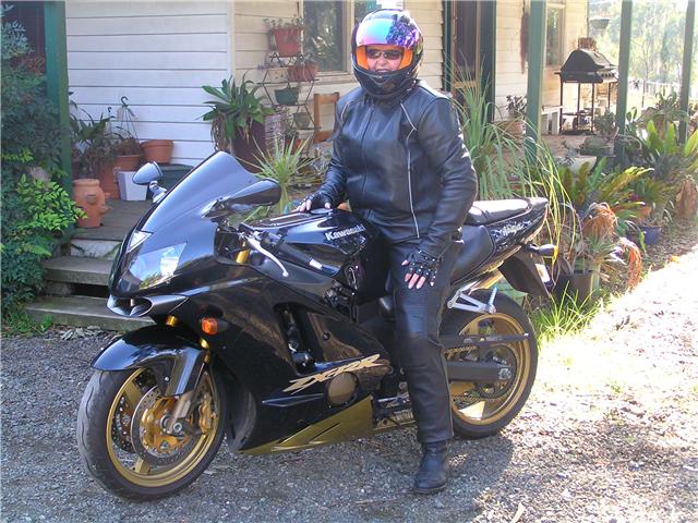 The gorgeous ZX12R and I...