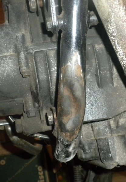 You can see the slight bulge on the right side.