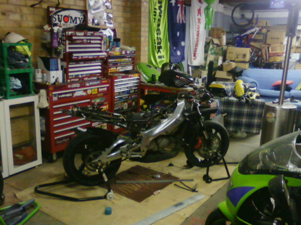Naked, As most girls should be ;-)