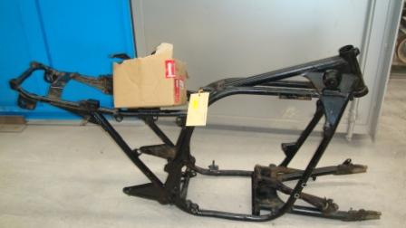 frame, swingarm + bits to the powdercoaters