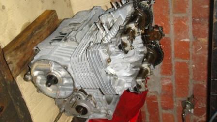 half way there cleaning the engine b4 black