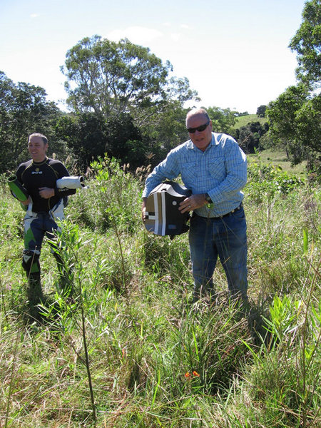 30 minute search to find the other pannier