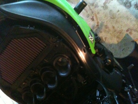 Where you need a 3mm long allen key to reach inside to undo the clasps (See Pic 5)