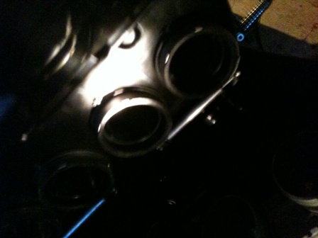 Underneath the airbox where the clasps hold the rubber down and what you need to undo to life airbox and reverse on placing it back!