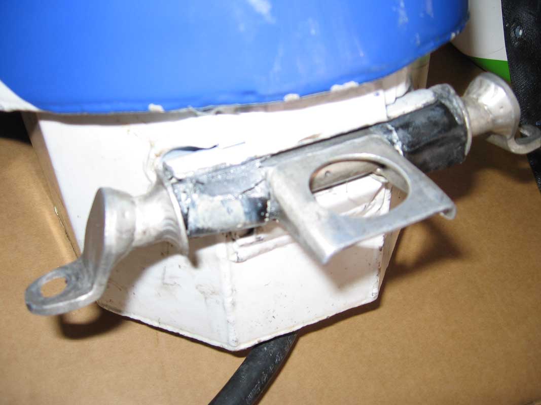 alloy bracket in tank