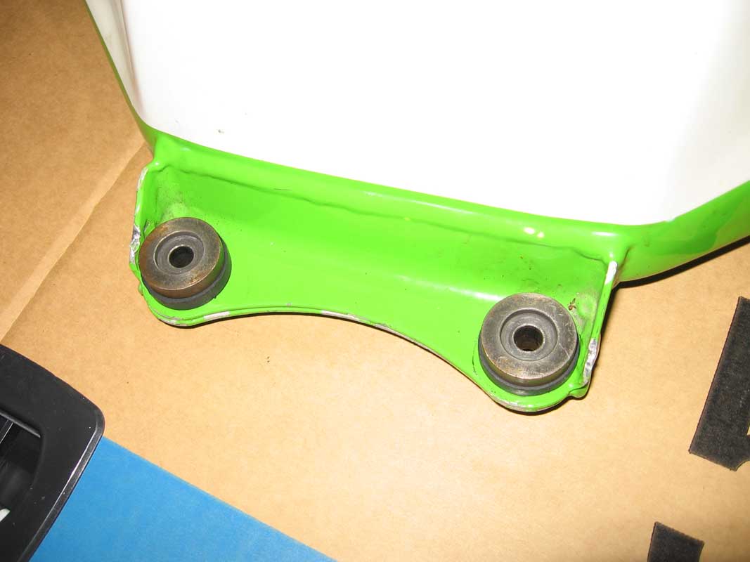 front mounting same as standard tank