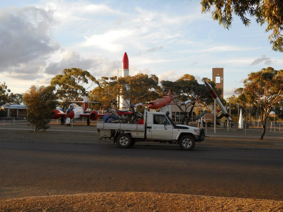 A few rockets at Woomera