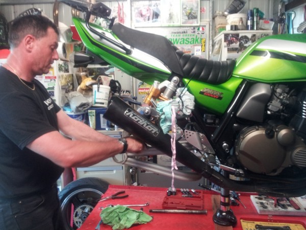 Evro hard at work - thanks mate