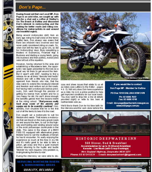 don.PNG (796.75 KiB) Viewed 3866 times Nsw motorcycling politician