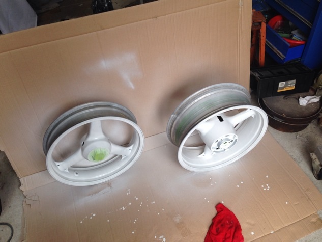 After 3 light coats of white plasti dip