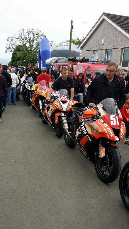 Scrutineering line up