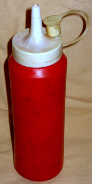 For a bit of refinement, shove a length of clear fish-tank tube onto the nozzle.