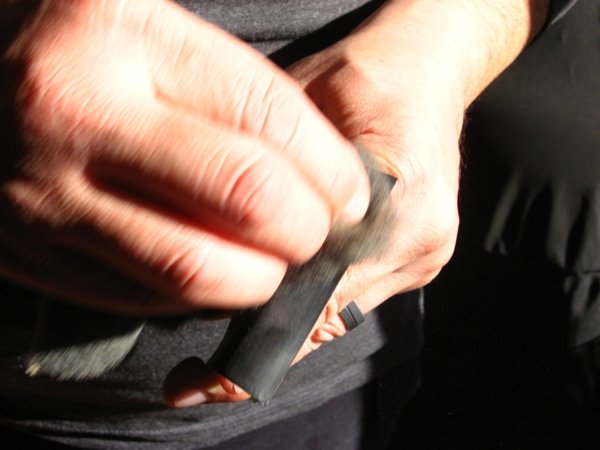 Scuff it up with a plastic scourer