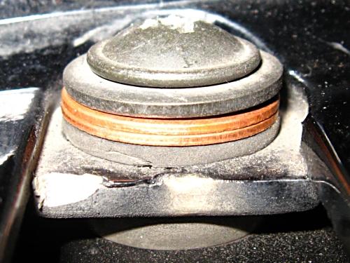 Maybe a single 2mm washer would be better and preload the damper a bit less.