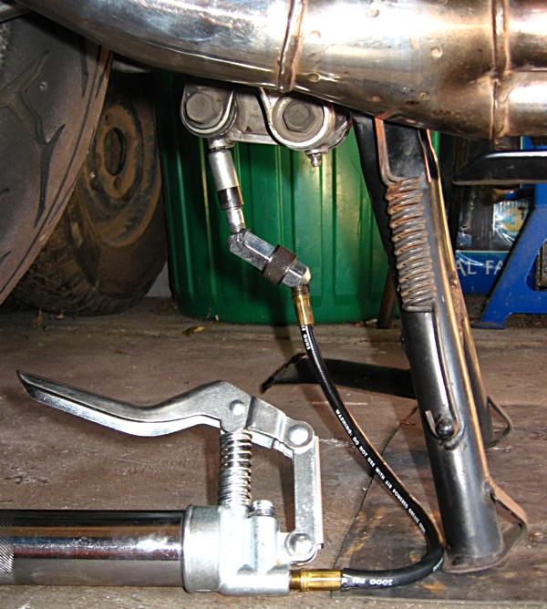 Ready for some gentle pumping with Penrite moly grease.