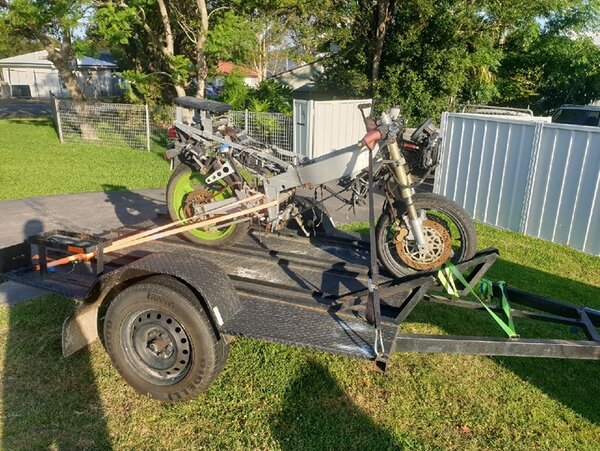 The bike when I picked it up
