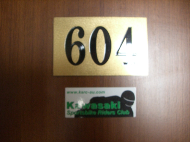 a parting gift at each hotel