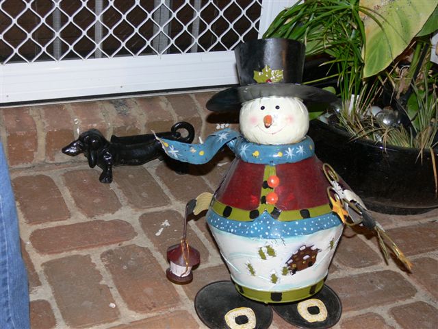 What this bloke , he only comes once a year !