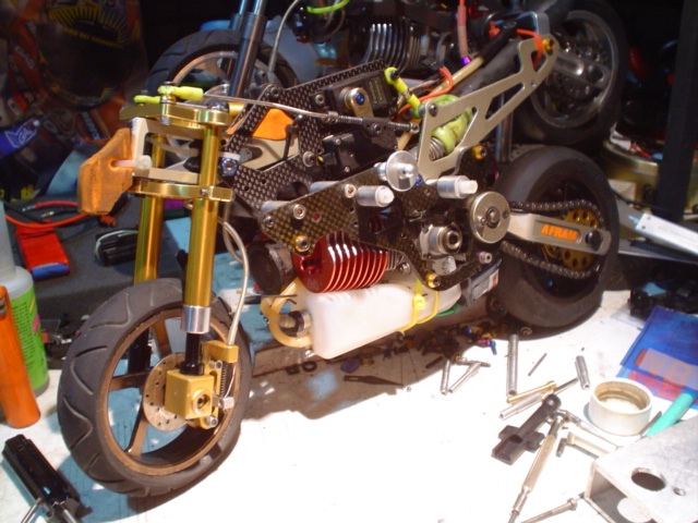 Custom CF frame, EVO.12/4port engine, 7075 CNR/USD's-Rear Hub-Wheels, PMT and GRP tires...