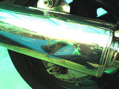 Dent in can