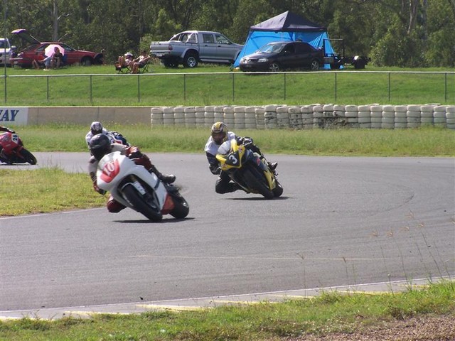 ...start pulling away with a good drive out of the corner.