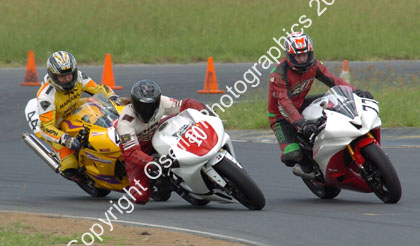 ...and passed them both under brakes the next time through the corner!