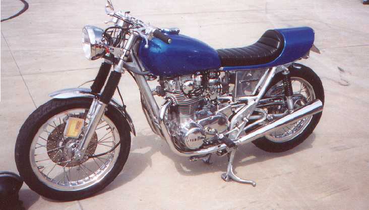 Another excellent example of a '70's monster......nicely modded XS650 twin.
