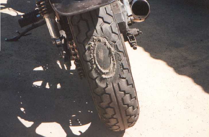 Flatspot on my Z1000H....